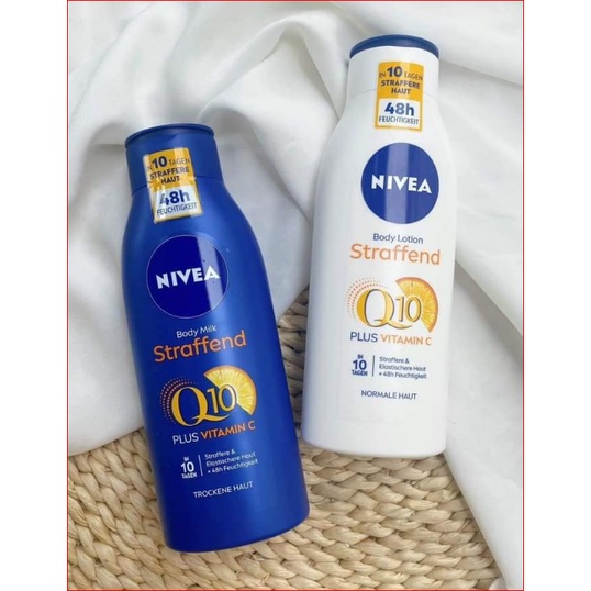 Sữa Dưỡng Thể Nivea Body Milk Q10 Cho Da Khô, 400ml