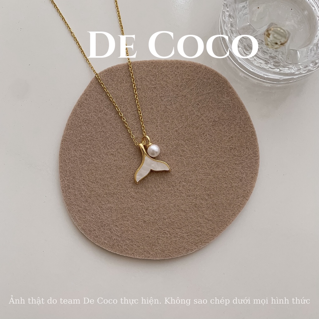 [KHÔNG ĐEN GỈ] Vòng cổ titan đuôi cá Maris De Coco decoco.accessories