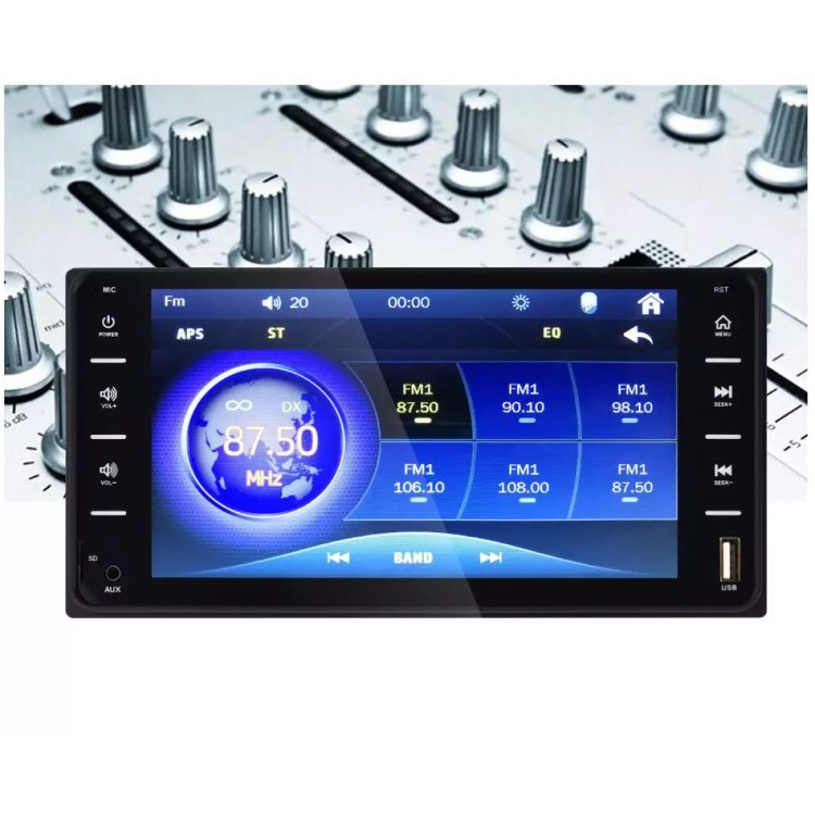 Màn Hình 2Din Toyota 7 inch Cảm ứng Full HD Bluetooth