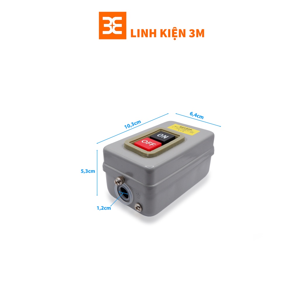 Công Tắc Nút Nhấn 3 Pha 380V BS230B 7.5kw