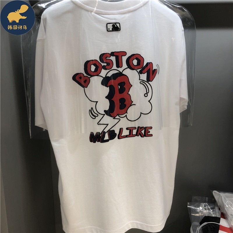 Áo thun tay lỡ MLB Boston like , áo phông cotton nam nữ unisex , hàng việt nam xuất khẩu,Cocmer_vn