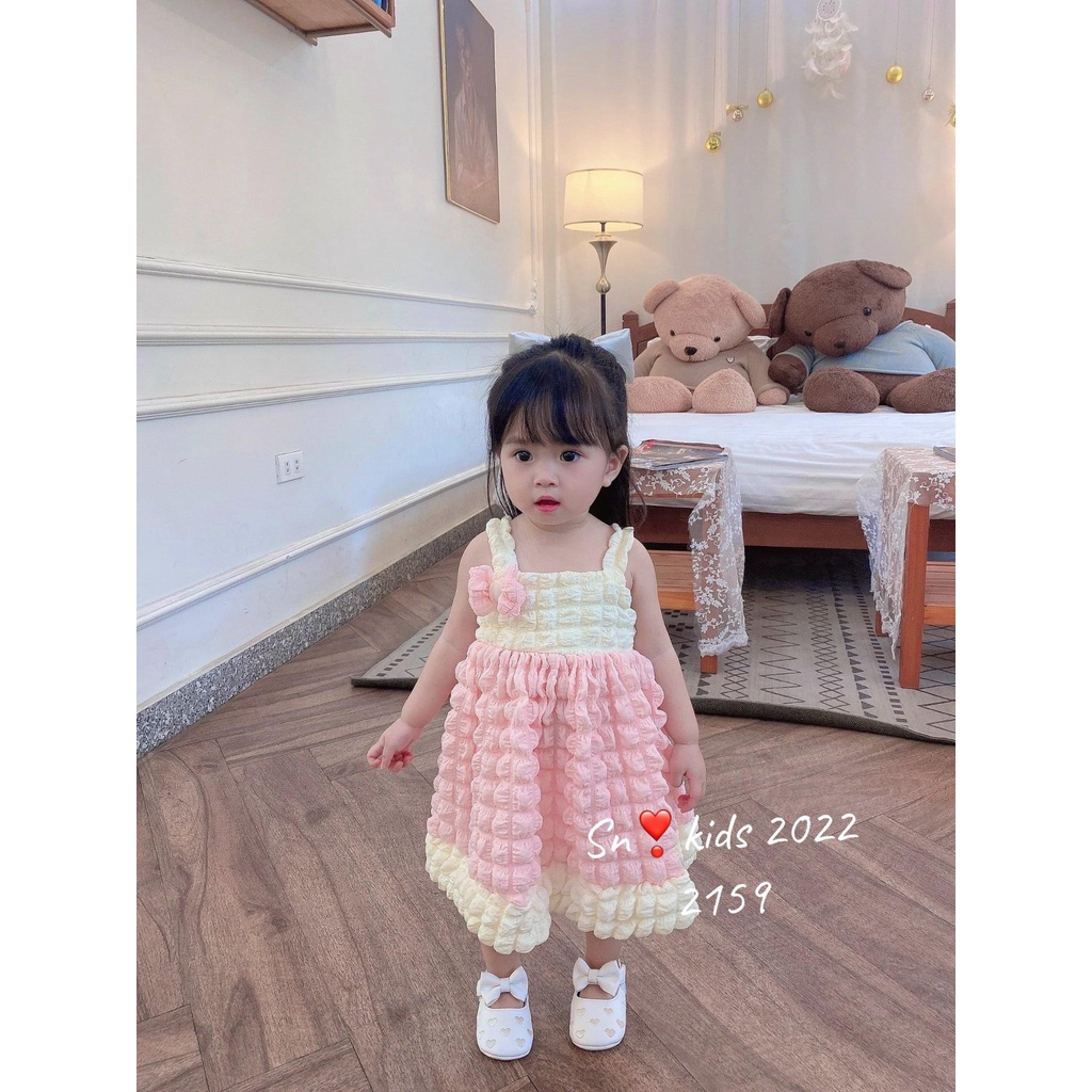 váy xốp bồng bềnh bé gái