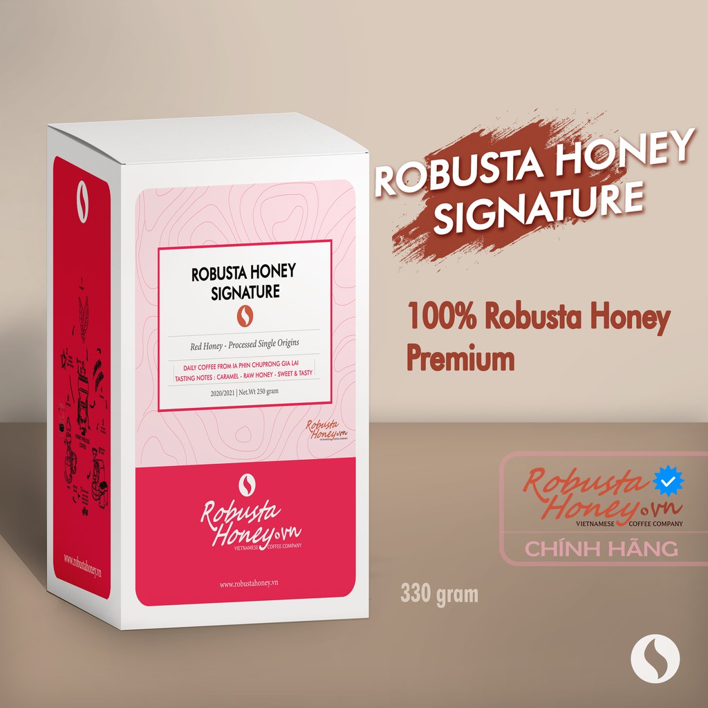ROBUSTA HONEY PROCESS - MẠNH ,THƠM ĐẬM NGỌT HẬU VỊ - 100% Cà Phê Bột Chất Lượng Cao Thương Hiệu Robustahoney.vn