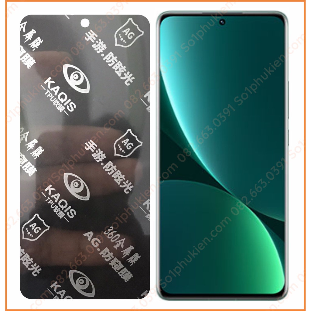 Dán PPF chống nhìn trộm Xiaomi 12, 12x, 12 pro bảo vệ màn hình
