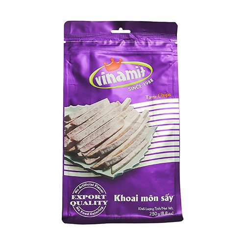 Khoai Môn Sấy Vinamit 250g Khoai Môn Ngon Giòn Rụm