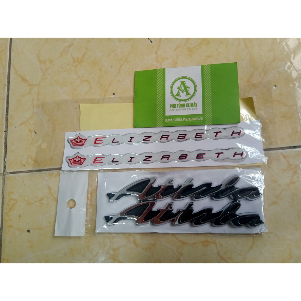 Bộ tem attila Elizabeth