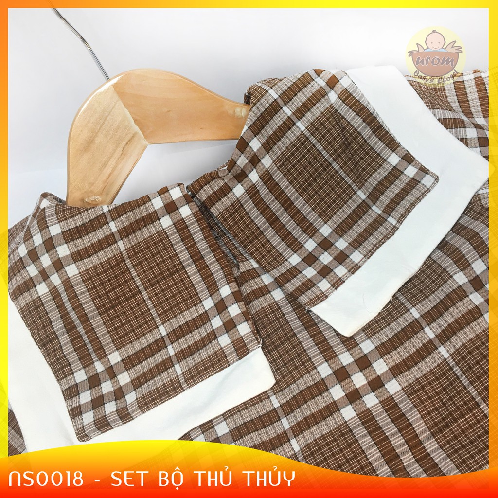Set Đũi Thủy Thủ Cho Bé 8Kg đến 24Kg _ Kẻ Sọc Nâu