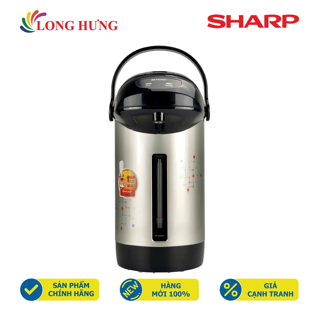 Bình thủy điện Sharp 2.8 lít KP-B28SV - Hàng chính hãng