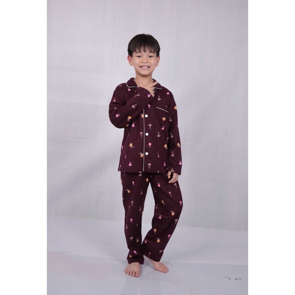 Bộ pyjama Beemon cà bông 2 màu BG