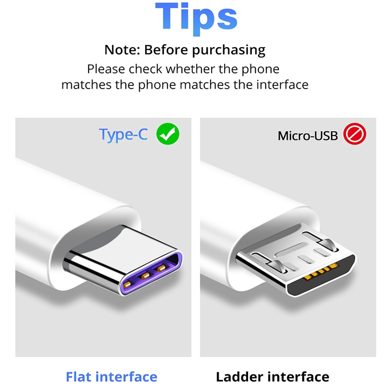 Dây cáp sạc nhanh Ankndo USB loại C 5A cho điện thoại Android Huawei Xiaomi Samsung
