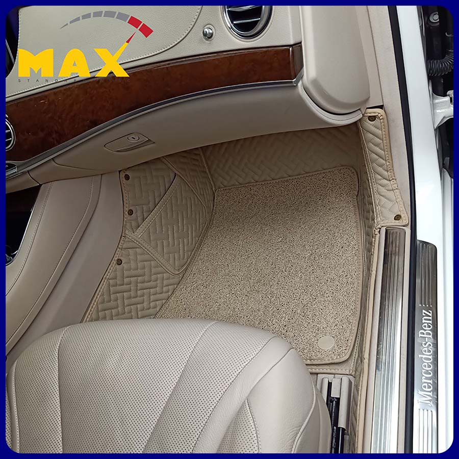 Thảm Lót Sàn Ô Tô 6D Xe MERCEDES 5 Chỗ Cao Cấp Sang Trọng Nhiều Mẫu Mã MAX STORE