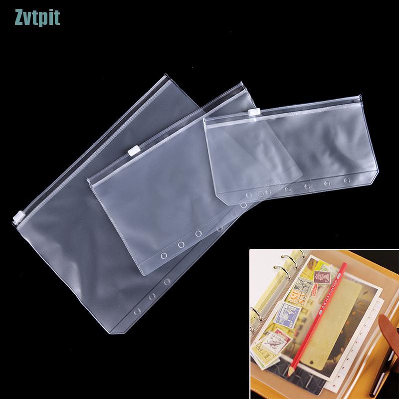 Túi zip trong suốt đựng tài liệu khổ A5/A6/A7