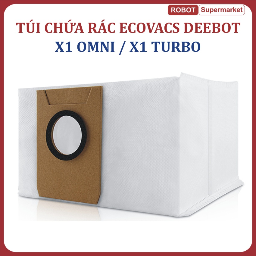 Túi chứa rác dành cho thùng rác tự động Robot Ecovacs Deebot X1 OMNI / X1 TURBO