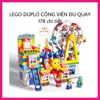 Xếp hình đu quay 178 chi tiết size Lego Duplo - Hãng FEELO Tạp hoá Abbie