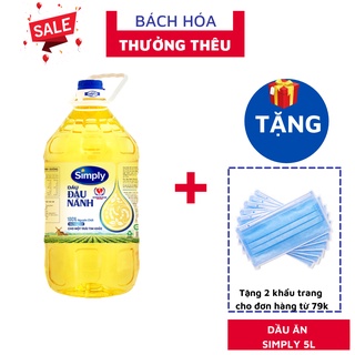 Dầu Ăn Simply Đậu Nành can 5L