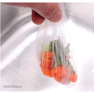 100 túi lưới lọc rác bồn rửa chén dùng tẹt ga (loại miệng túi có dây ) (STIHN)