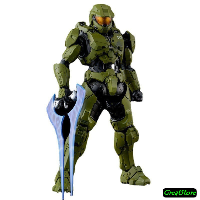 Mô hình Halo Master Chief Mjolnir Mark VI   tỉ lệ 1/12 17cm Cử động được