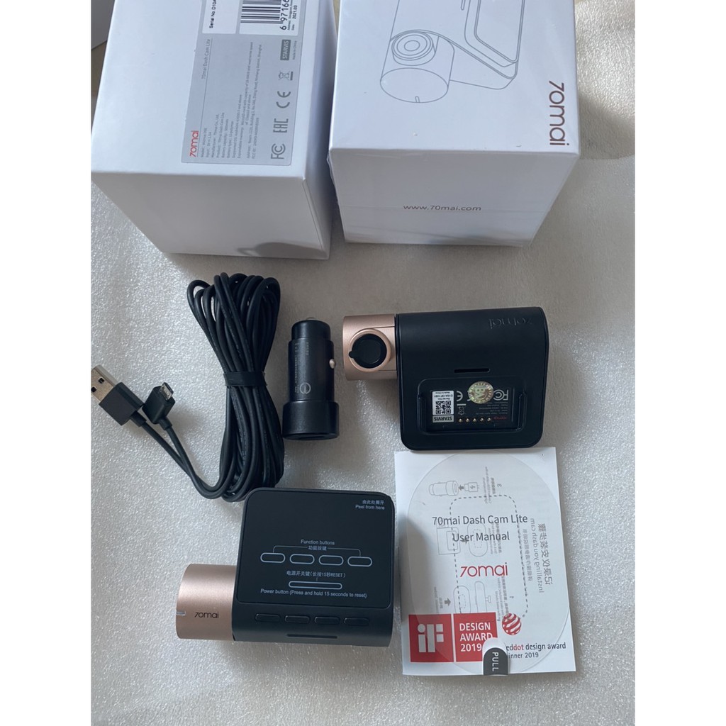 Camera hành trình 70mai Lite, bản Quốc tế, chất lượng full HD 1080P, hàng chuẩn chính hãng