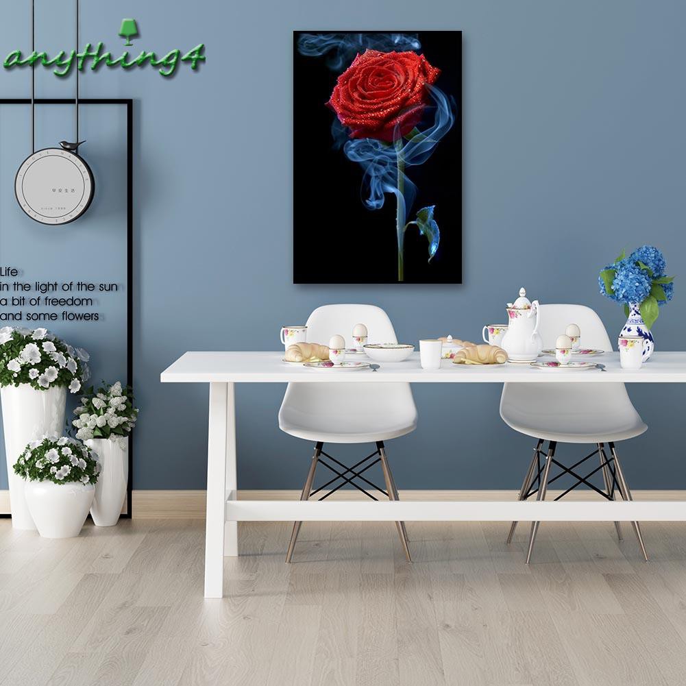 Bộ Tranh Đính Đá 5d Tự Làm 40x60cm Hình Hoa Hồng Trang Trí Nhà Cửa