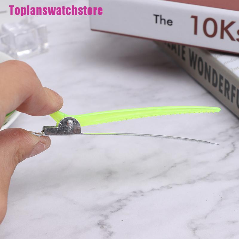 Set 10 Kẹp Tóc Nhựa Chuyên Dụng Cho Salon Làm Tóc