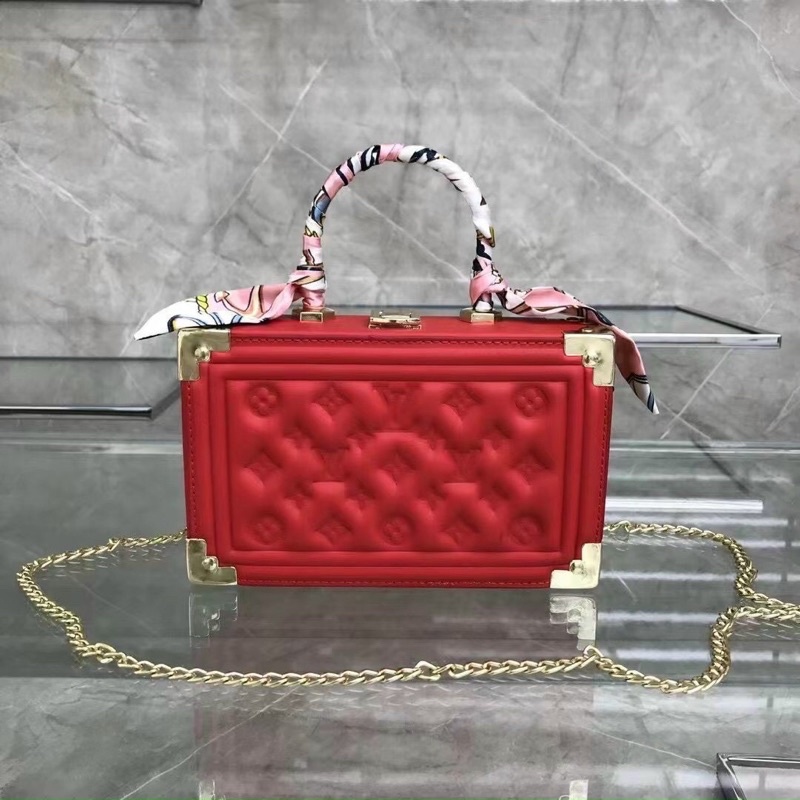 Túi cốp LV hàng Quảng Châu full box- túi 2 dâykèm khăn như hình, hàng siêu sang chảnh