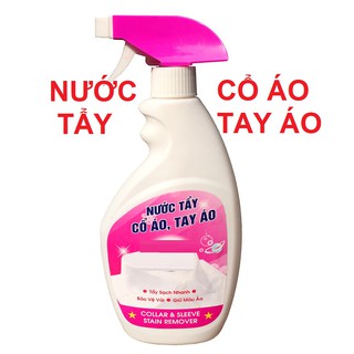 Nuớc xịt tẩy vết bẩn, cổ áo tay áo khó giặt trên quần áo Hando 500ml