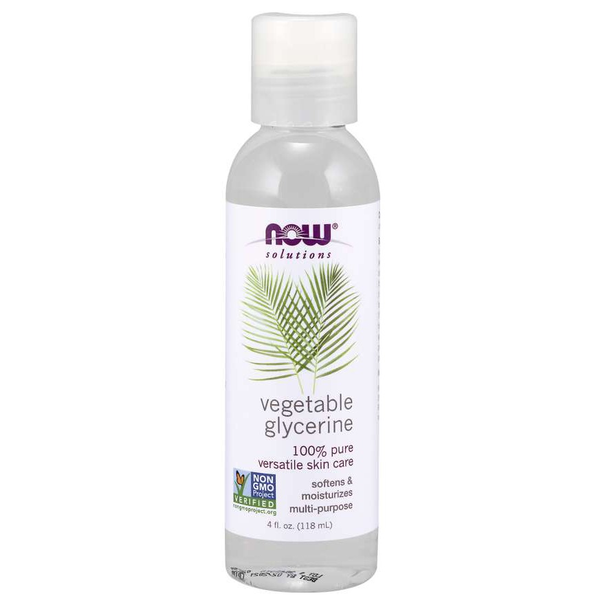 Now Foods, Solutions  – Dầu Glycerine giúp da mềm mịn, dưỡng ẩm 118ml