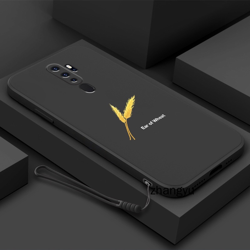 ốp lưng OPPO a9 2020 oppo a5 2020 oppo f11 oppo f11 Pro silicone TPU vàng lúa mạch trường hợp điện t