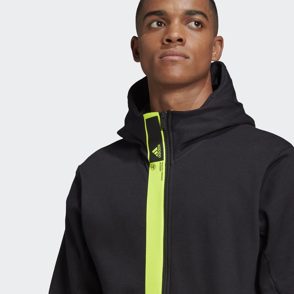 Áo Hoodie adidas Nam Adidas Innovation Chuyển Động Full-Zip Màu Đen GK5893 | BigBuy360 - bigbuy360.vn