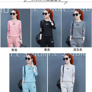 Bộ mặc nhà 🌺 freeship 🌺 bộ thun dài tay thu đông cho nữ
