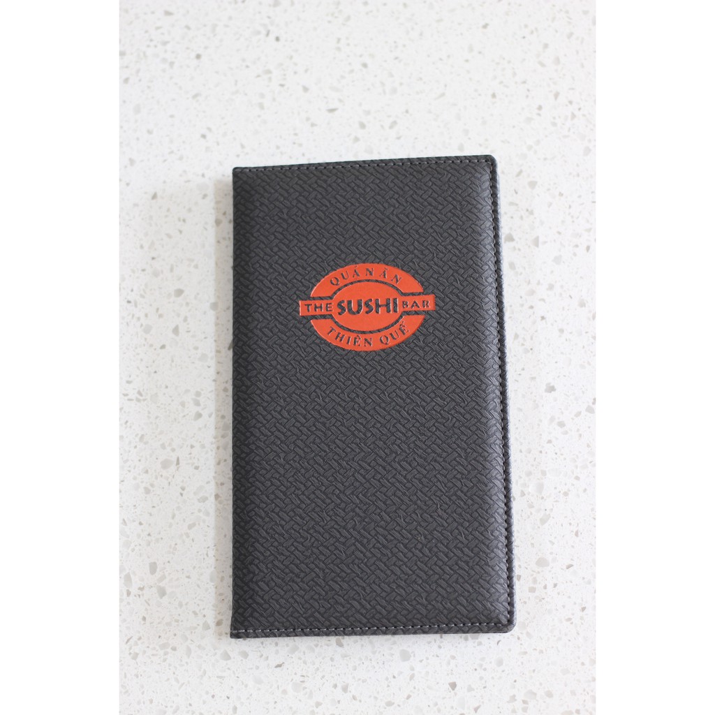 Kẹp Bill - Kẹp Thanh Toán Bằng Da PU Hàn Quốc - 115x210mm