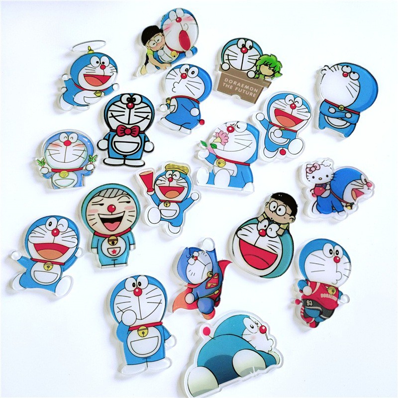 Huy hiệu cài áo, balo hình DORAEMON DOREMON dễ thương cute mẫu ngẫu nhiên MON0064