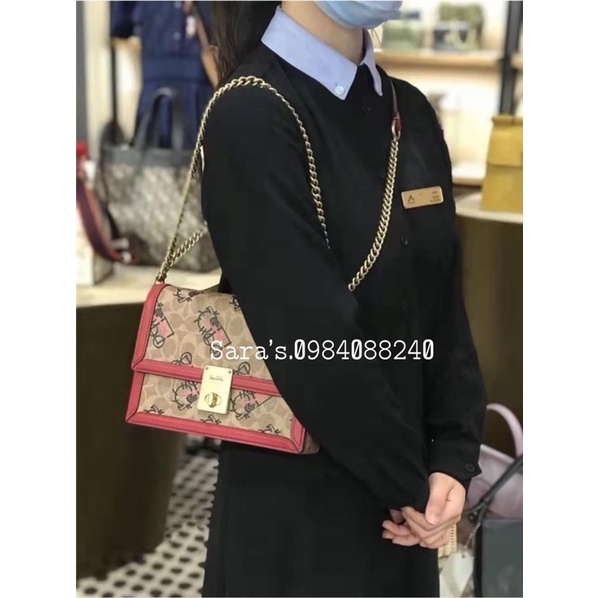 Sẵn - Túi Coach hutton hoạ tiết - authentic