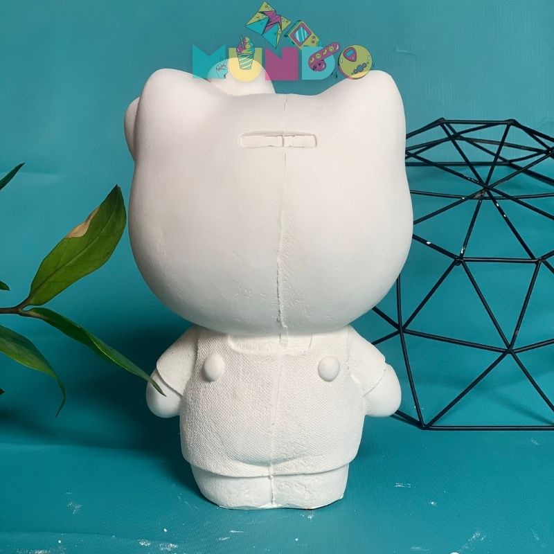 Tượng tô màu cao cấp (kèm màu cọ) chọn mẫu SIZE XXL HELLOKITTY, tượng thạch cao MUNDO
