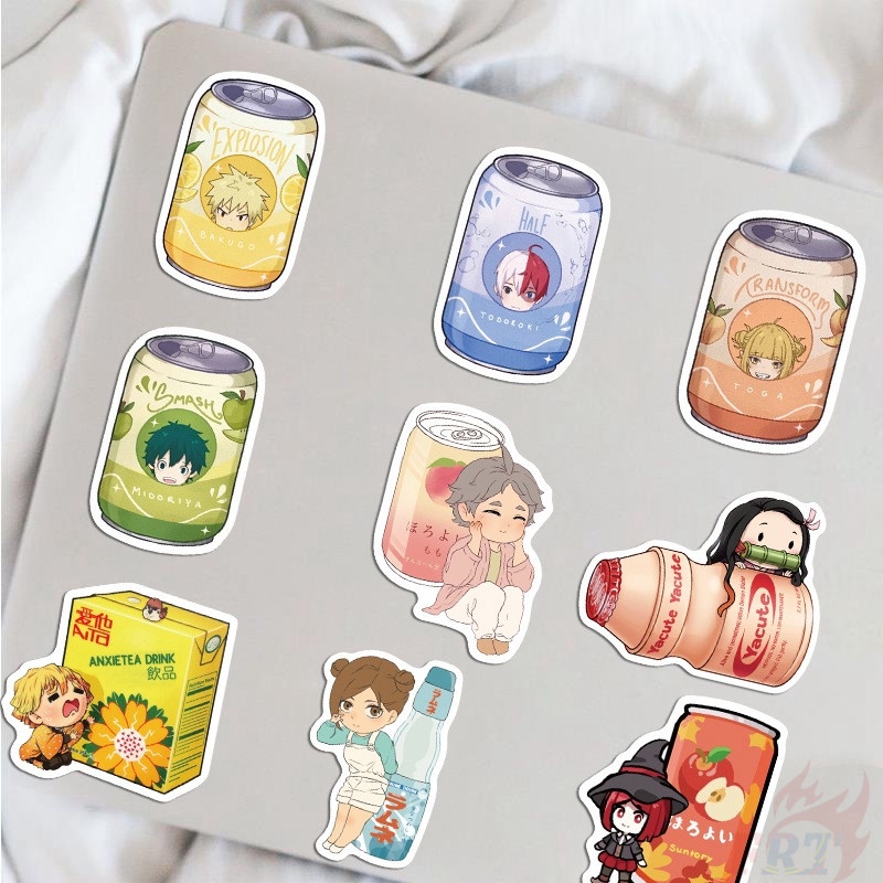 ❉ Thức uống bia. Phim Hoạt Hình Series 01 Hỗn Hợp Dán ❉ Bộ 50 Miếng Dán Chống Thấm Nước Thời Trang