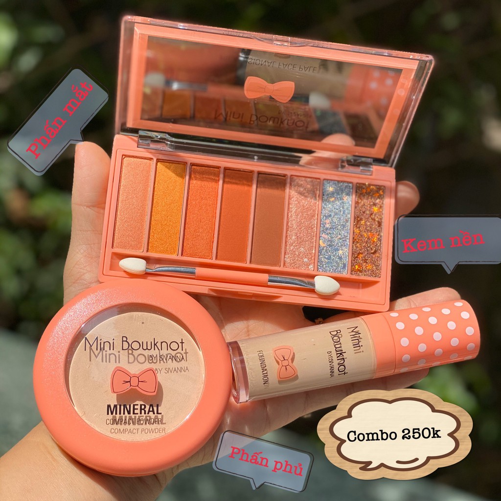 Combo 3 món trang điểm sivanna