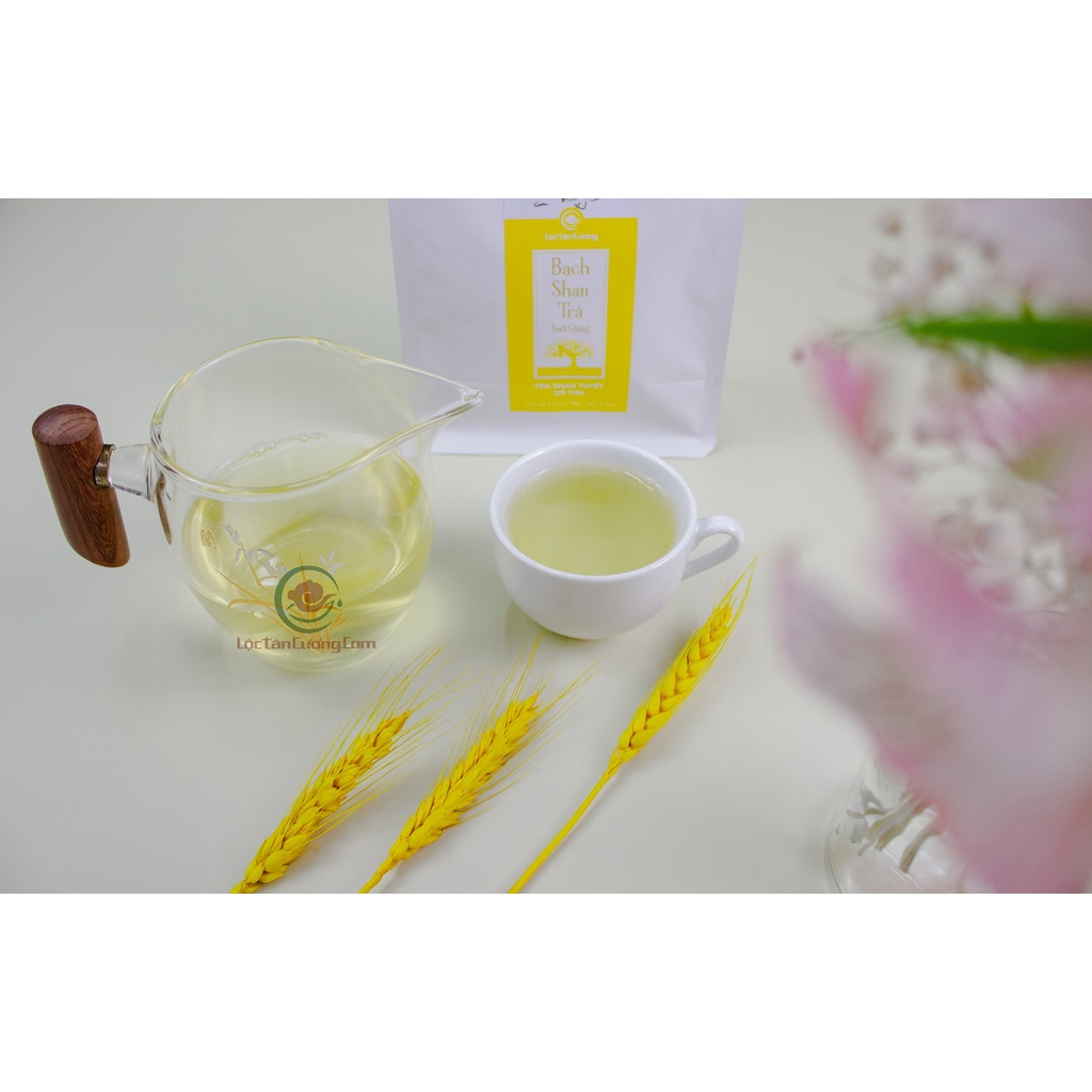 Bạch Shan Trà Suối Giàng Lộc Tân Cương Túi 100g - Trà Cổ Thụ Cao Cấp