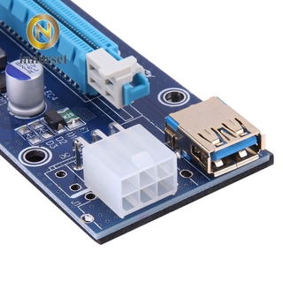 Cáp Chuyển Đổi Pci-E Riser 60cm Pci-E Riser1X16X Pci-E Usb3.0 009s