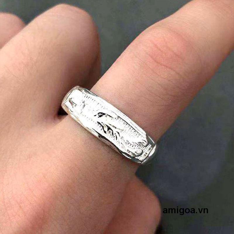 ✨✨Nhẫn hở mạ vàng giả hình rồng phượng hoàng cho nam nữ