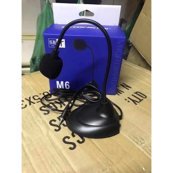 [Mã ELHACE giảm 4% đơn 300K] Microphone Salar M6 - Micro Thu Âm Dùng Cho Máy Tính - Mic