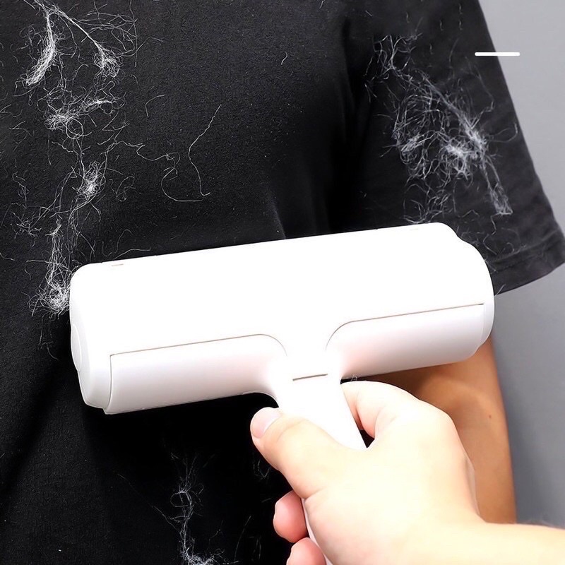 cây lăn lông tĩnh điện - Loại bỏ lông chó mèo, bụi bẩn trên quần áo, chăn ga