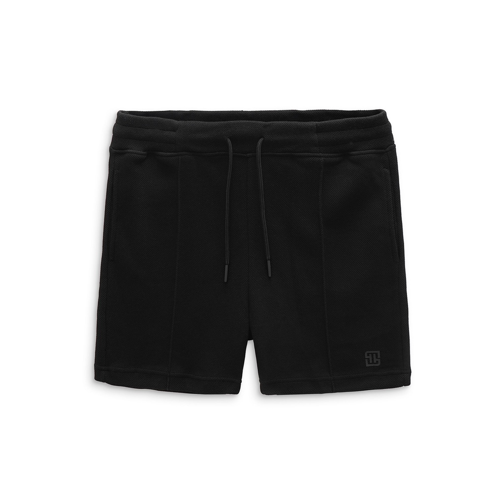 Quần Short Nam Basic Netline , Chất Cotton Pique Thoải Mái , QD003356 , Somehow