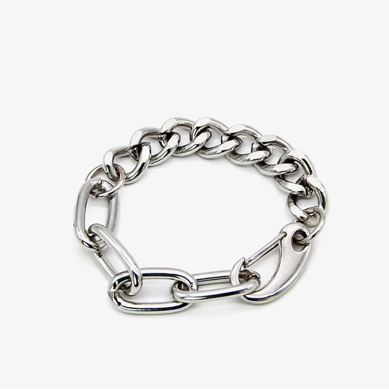 Vòng tay thép titan phong cách Hàn Quốc cho nam 13123