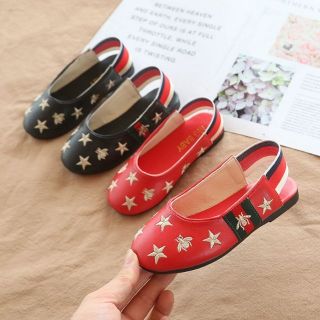 Giầy Búp Bê Bé Gái,Giày Bệt Thêu Quai Chun,Da Siêu Mềm Sang Chảnh Cho Bé Gái