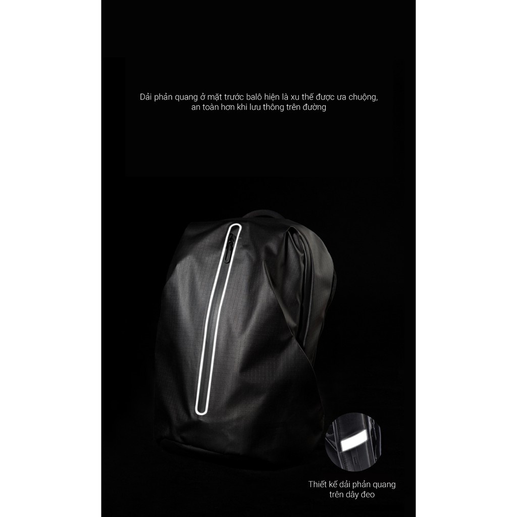 Balo laptop đa năng XIAOMI all - weather backpack-chống thấm nước - hàng chính hãng