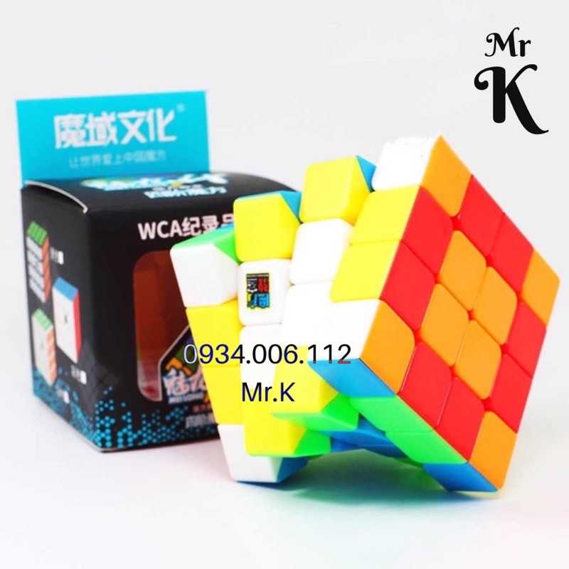 RUBIK 4x4 STICKERLESS MOYU MEILONG RUBIK 4 TẦNG