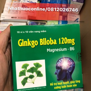 ✅VIÊN UỐNG BỔ NÃO GINKGO BILOBA (sản phẩm này không phải là thuốc không có tác dụng thay thế thuốc chữa bệnh)