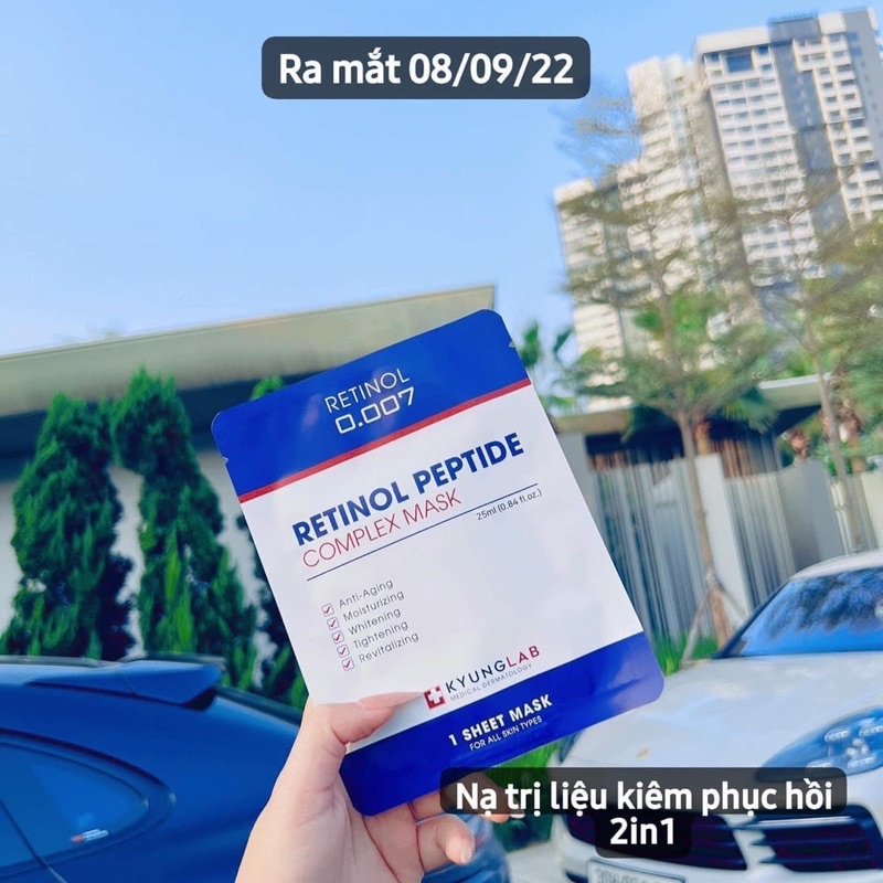 Mặt Nạ Retinol Peptide Complex Kyung Lab - KyungLab Mask Phục Hồi - Trẻ Hoá Chuyên Sâu 2in1
