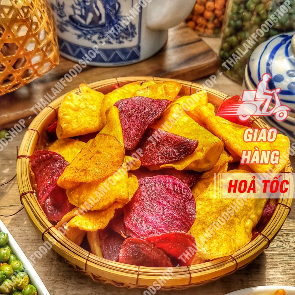 Khoai Tây Mắm Hành - Khoai tây Trứng Muối - Khoai Tây Ống Lắc Bột Phô Mai - Khoai Tây Ống Sấy Giòn