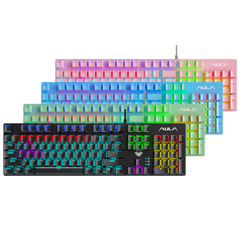 Bàn Phím Cơ Gaming Có Dây Màu Đỏ / Xanh Dương | BigBuy360 - bigbuy360.vn